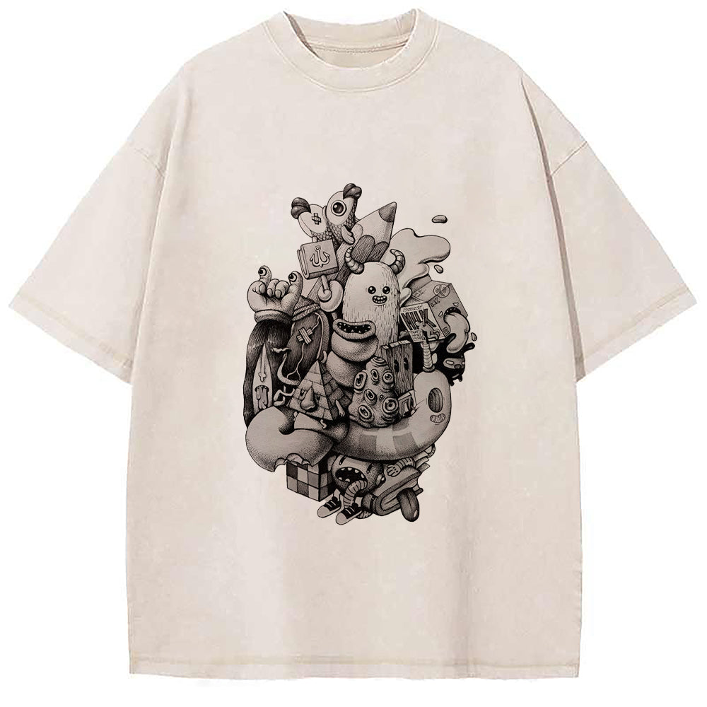 Ink Doodles T-Shirt-uzzycraft