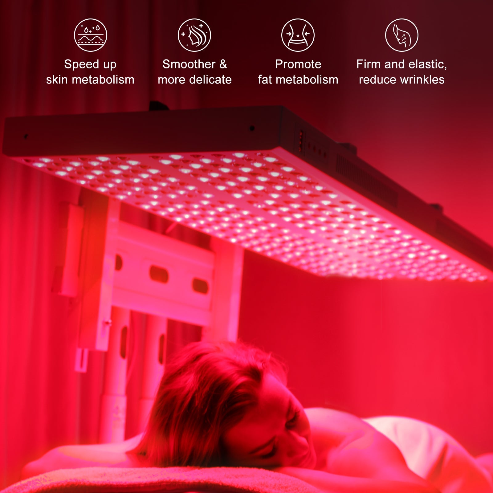 Moving Pro Series Professional Red Light Therapy Device with Stand