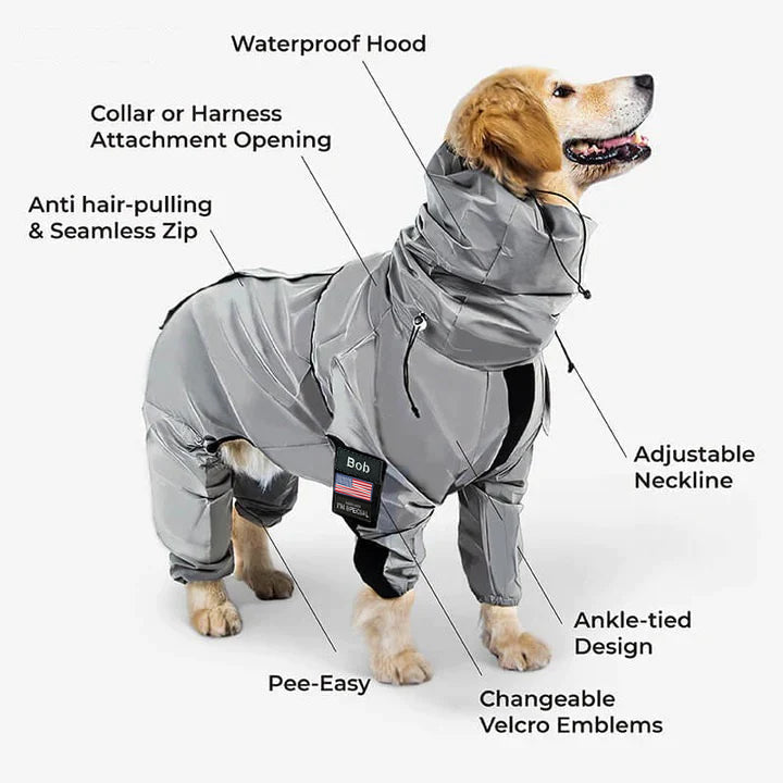 Reflective Waterproof Dog Coat for All Seasons