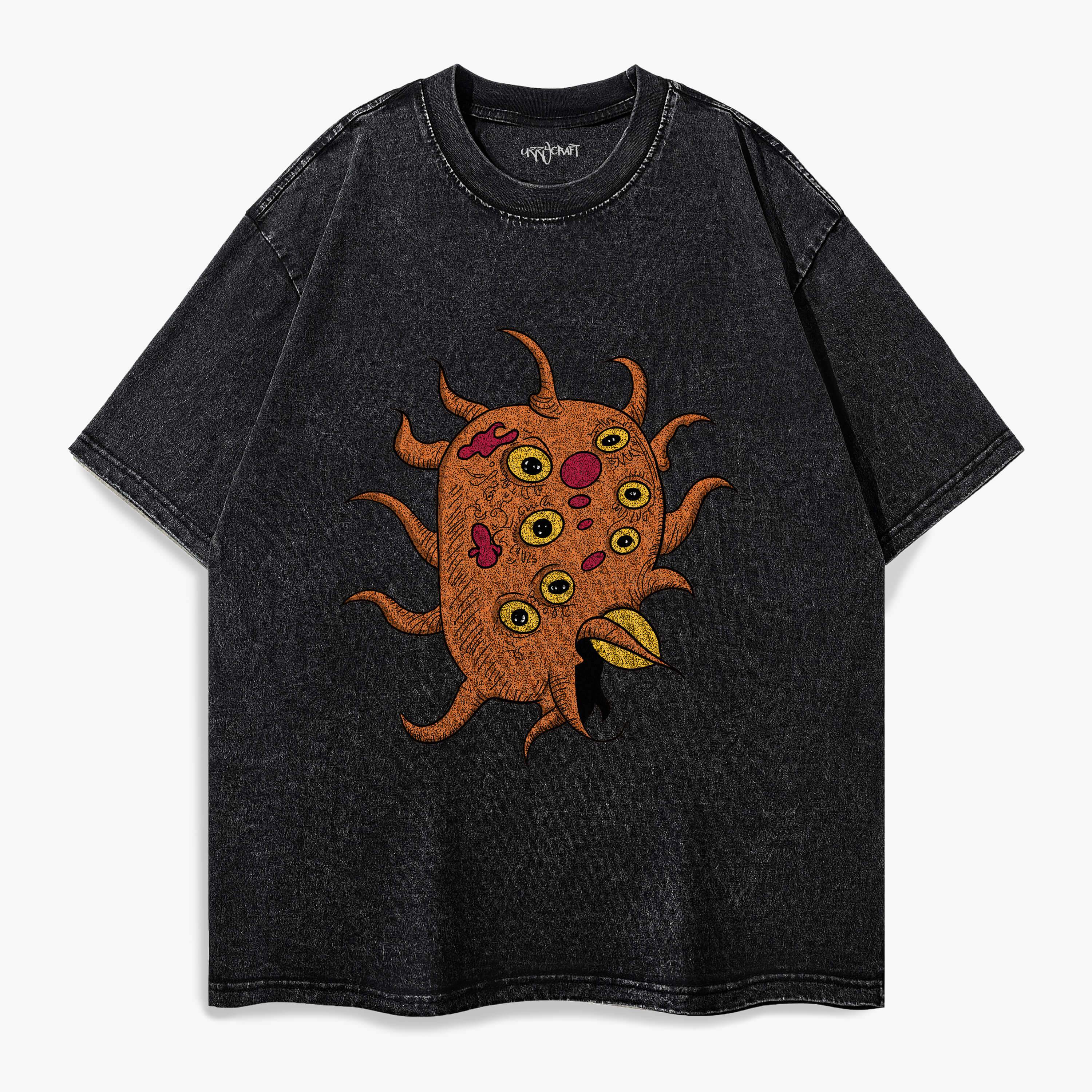 Many-eyed monster Washed T-Shirt