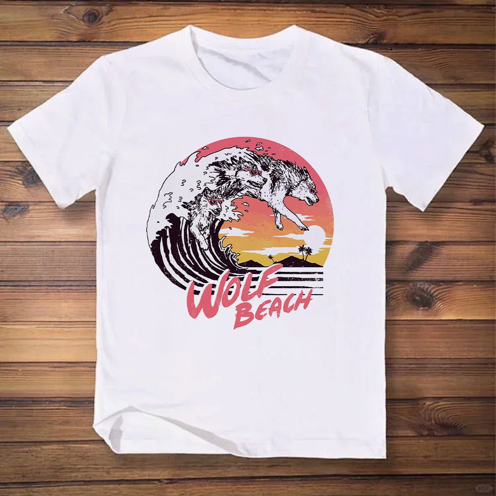 Wolf Beach T-Shirt Ⅰ