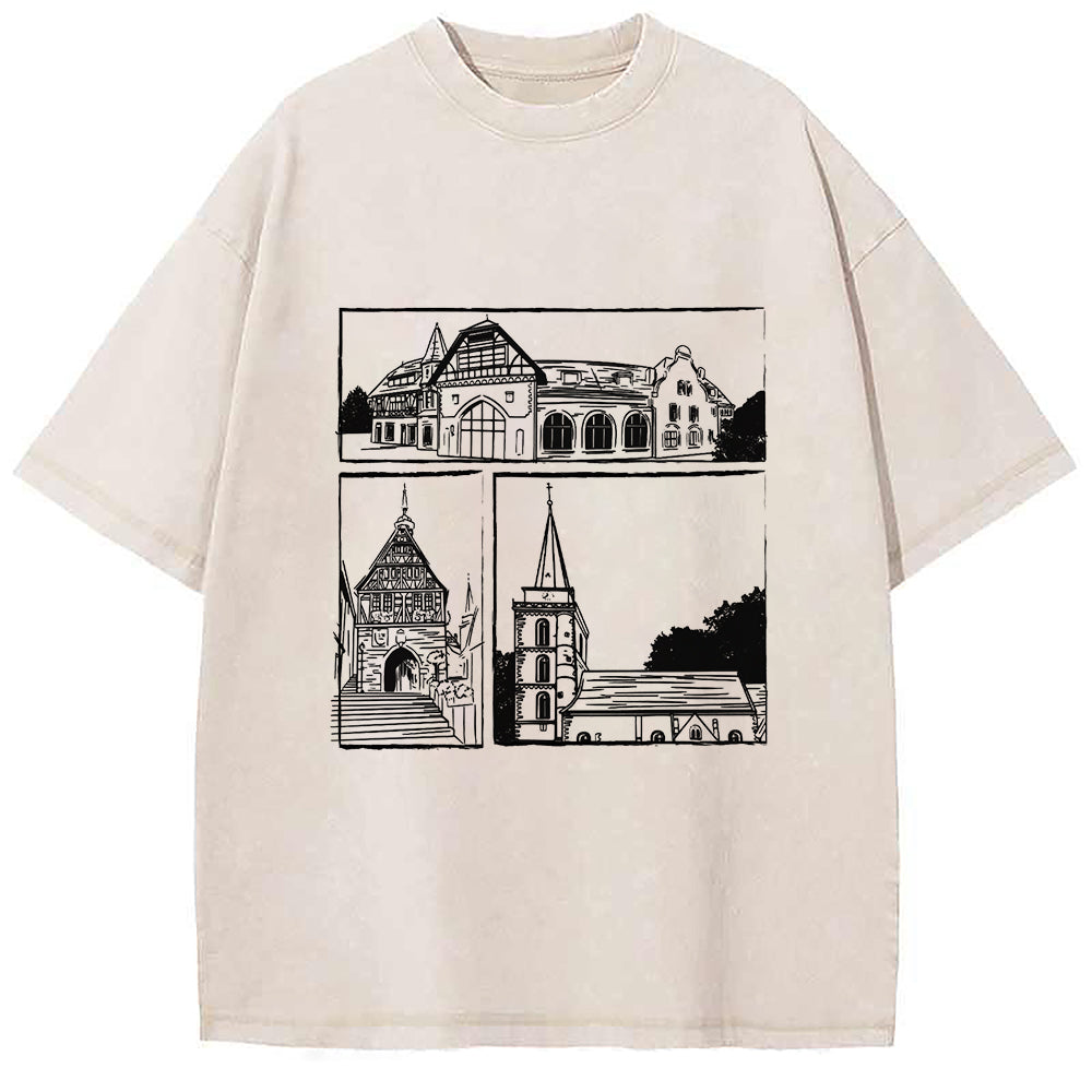 Traditional German BuildingsT-Shirt