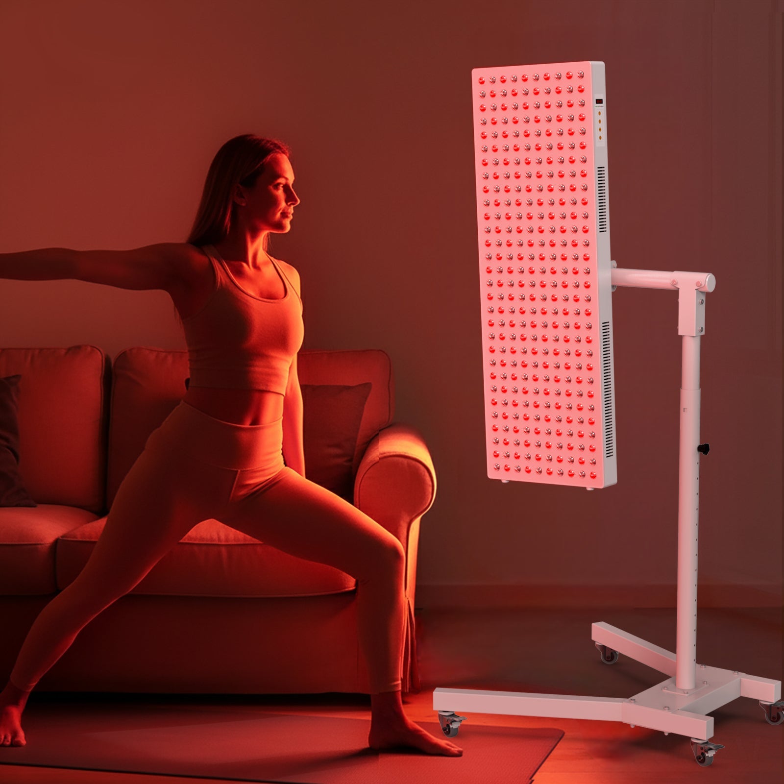 Moving Pro 400W Series Red Light Therapy Device with Stand