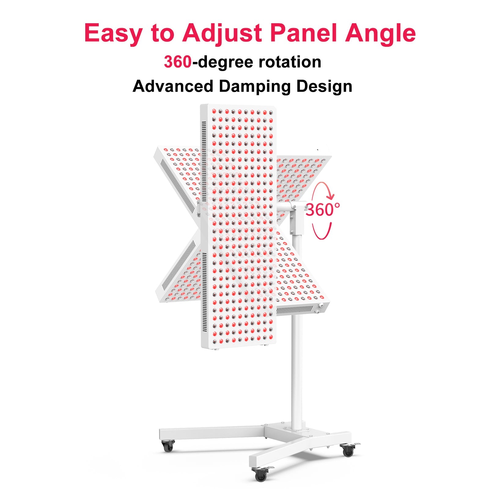 Moving Pro 400W Series Red Light Therapy Device with Stand
