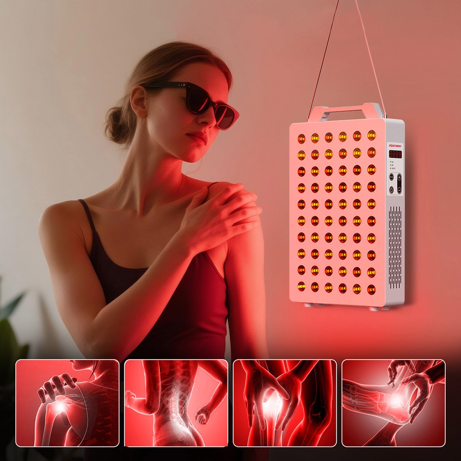 Red Light Therapy Device - BO-300 -5 Wavelengths（630nm/660nm/810nm/830nm/850nm）