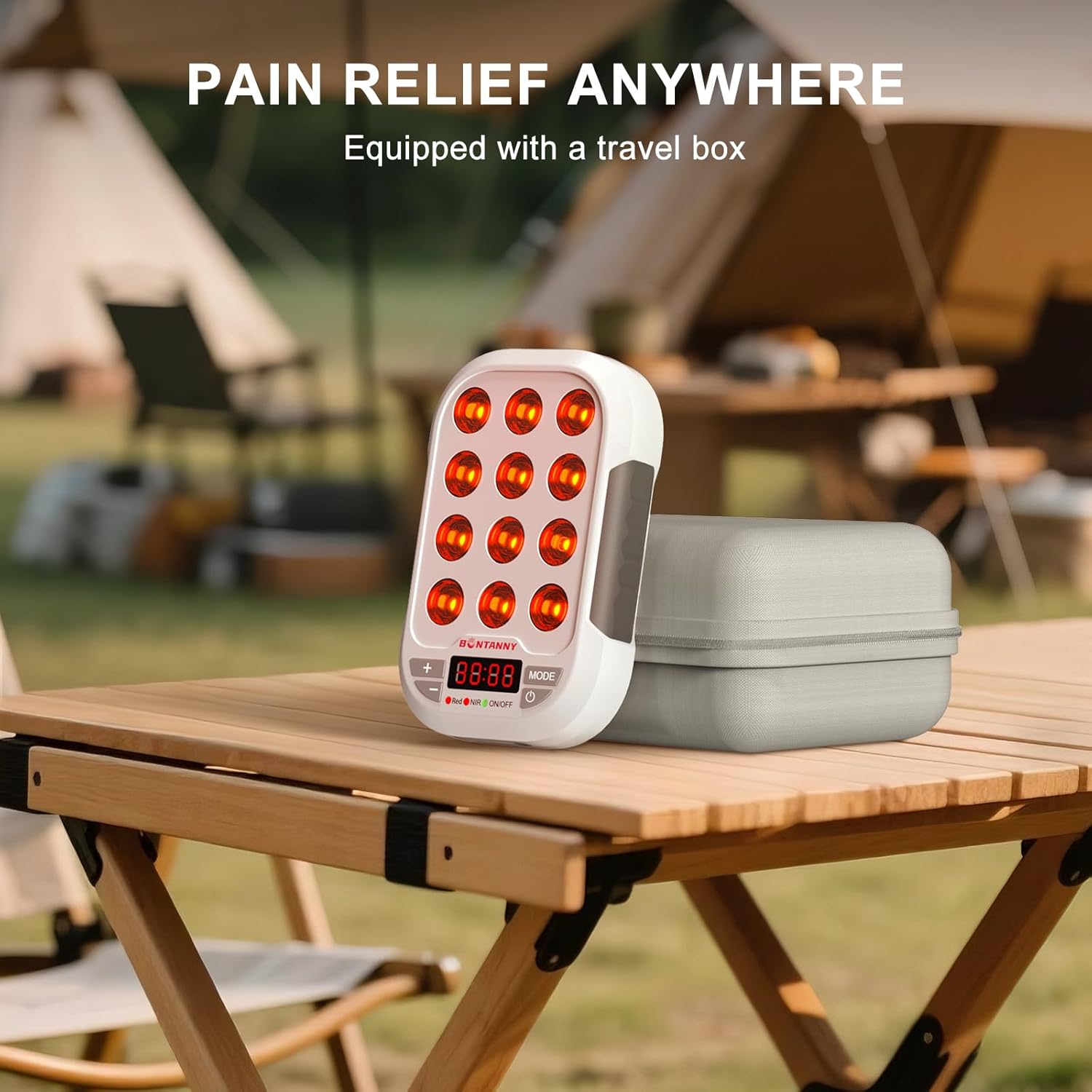 Portable Red Light Therapy- BO-60/3 Wavelengths（660/850/1060nm）