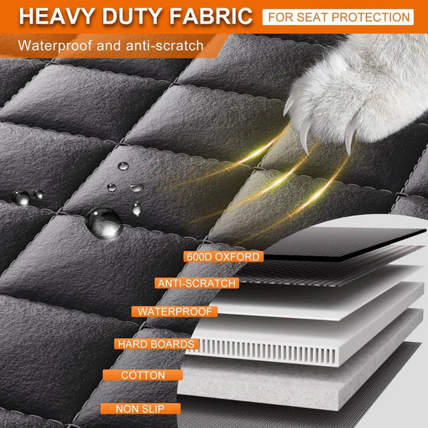 Hard Bottom Dog Car Seat Protector