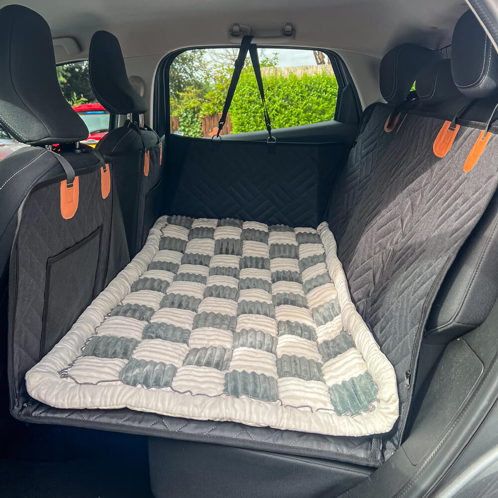 Hard Bottom Dog Car Seat Protector + (FREE Dog Bed)