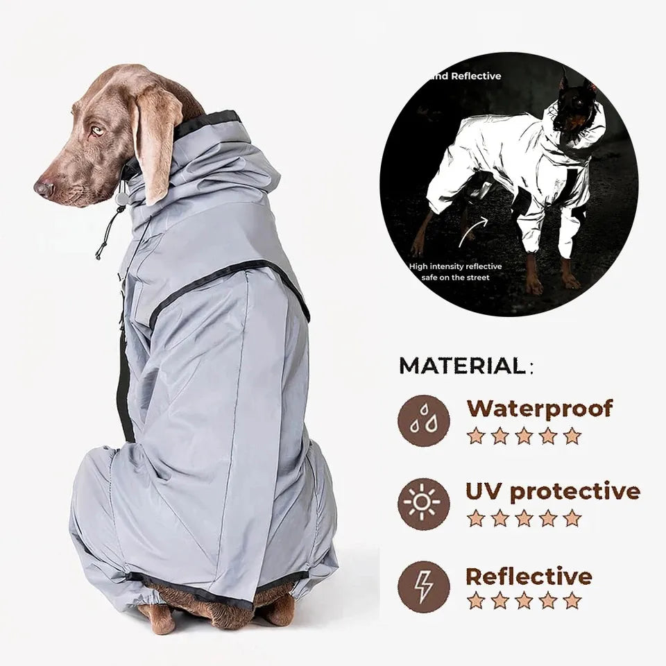 Reflective Waterproof Dog Coat for All Seasons