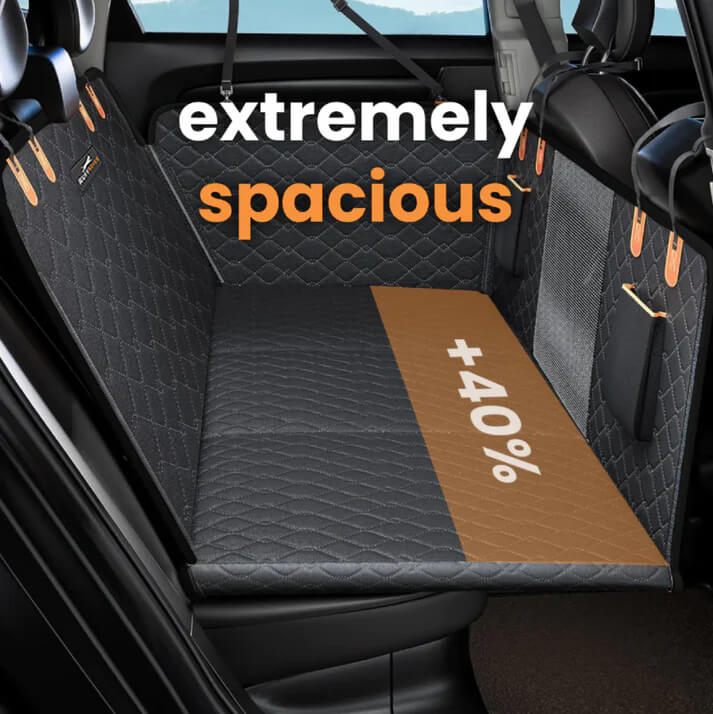 Hard Bottom Back Seat Extender + (FREE Dog Bed)