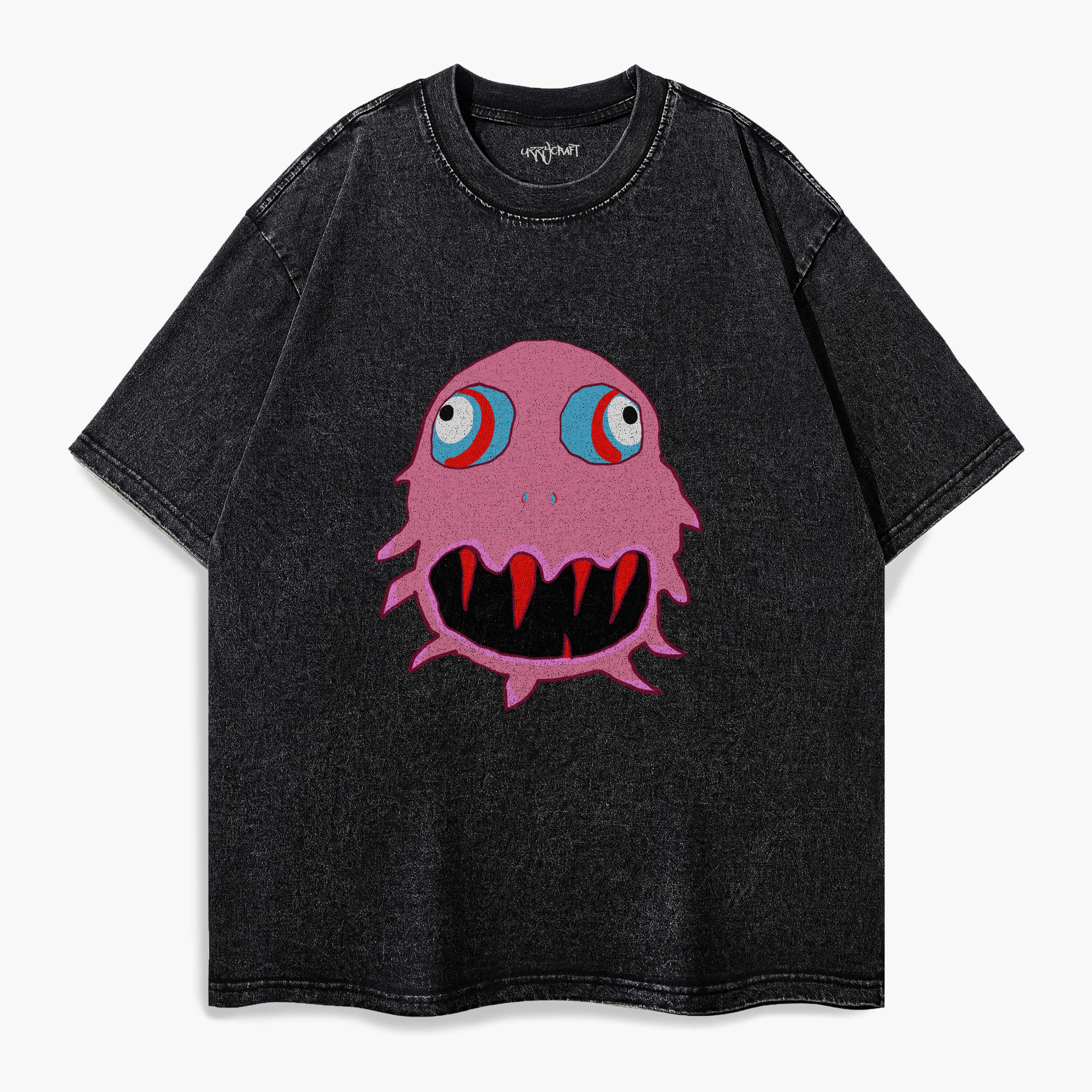 Pink Monster Washed T-Shirt