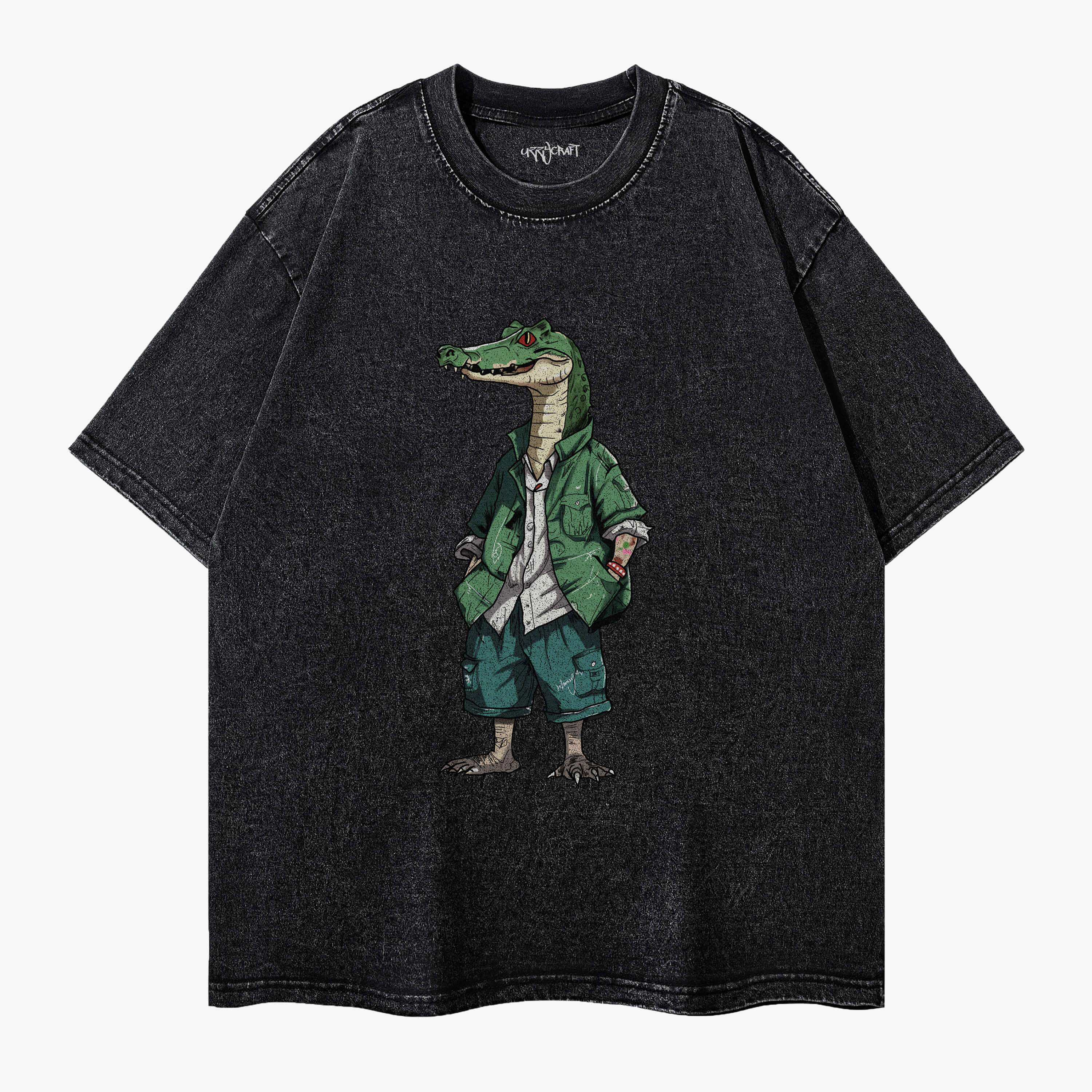 Cool Crocodile Washed T-Shirt