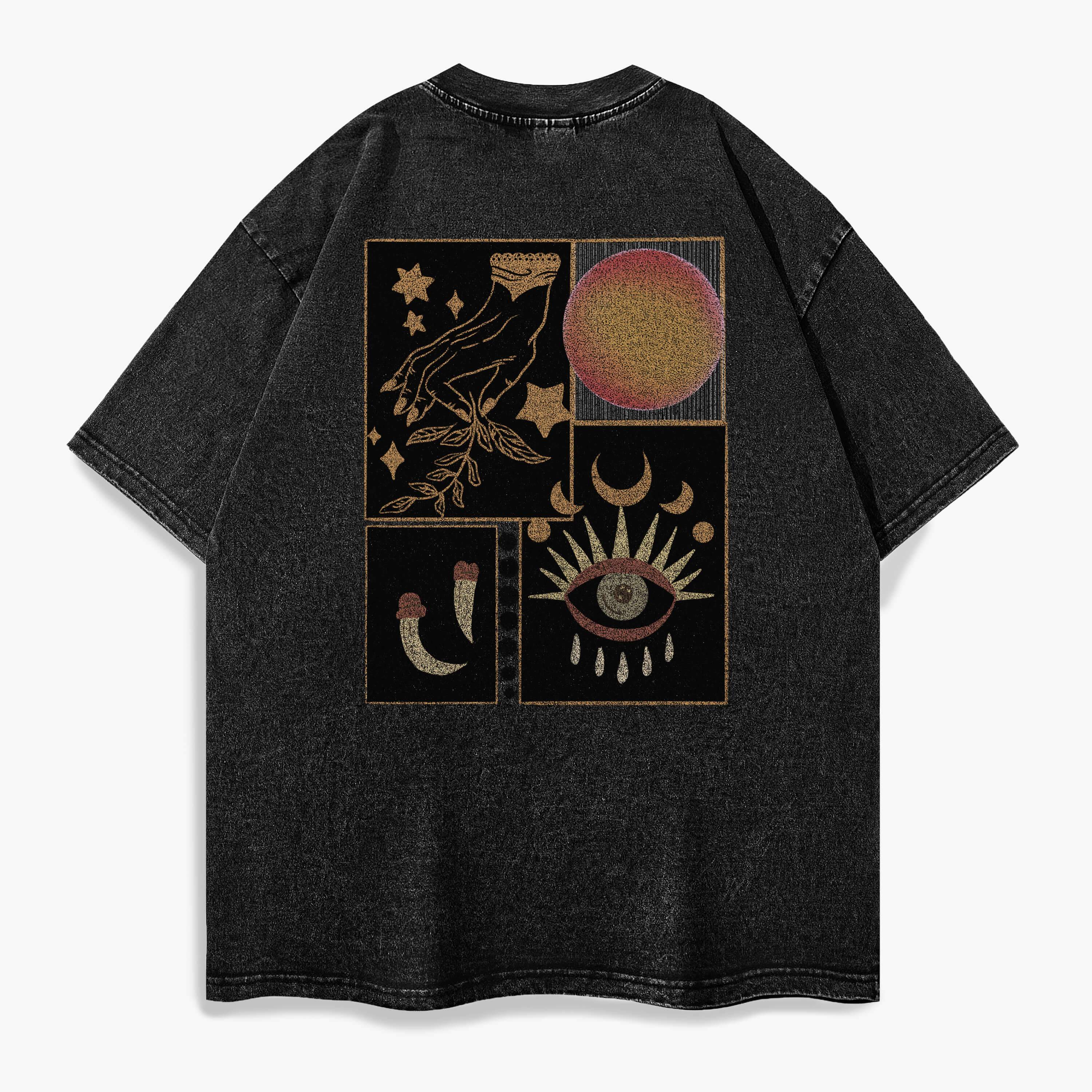 Sun and Moon Shine Washed T-Shirt