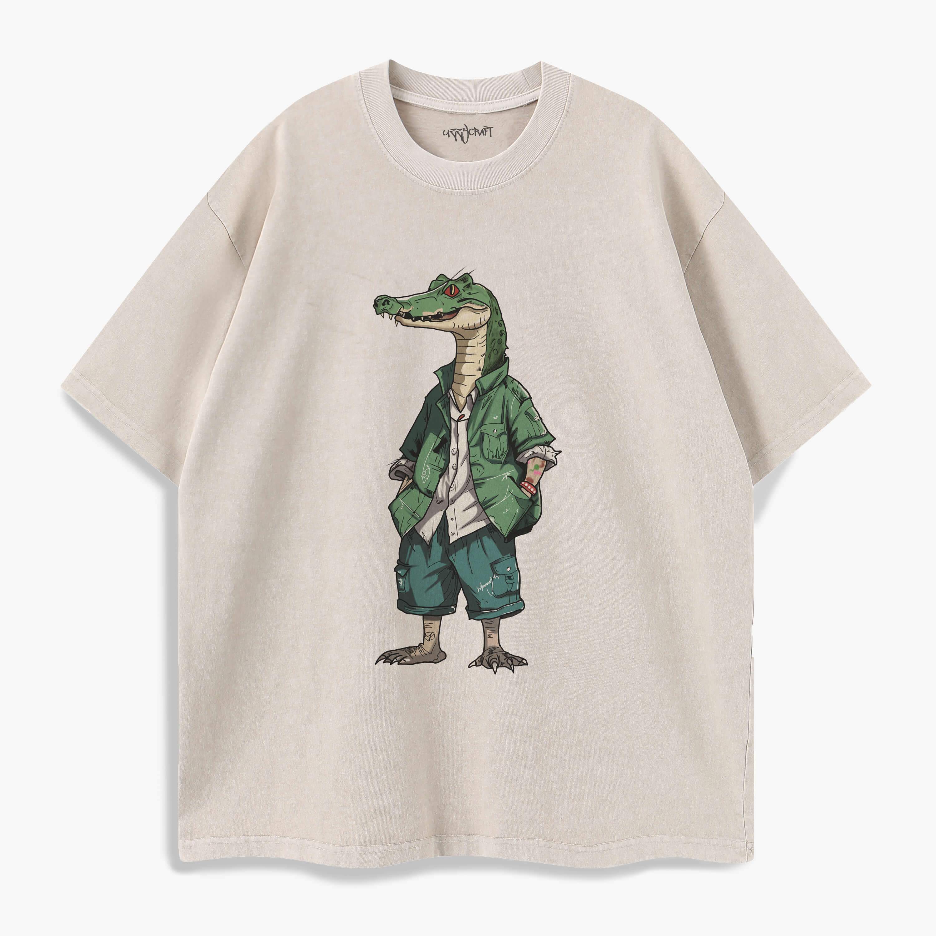 Cool Crocodile Washed T-Shirt