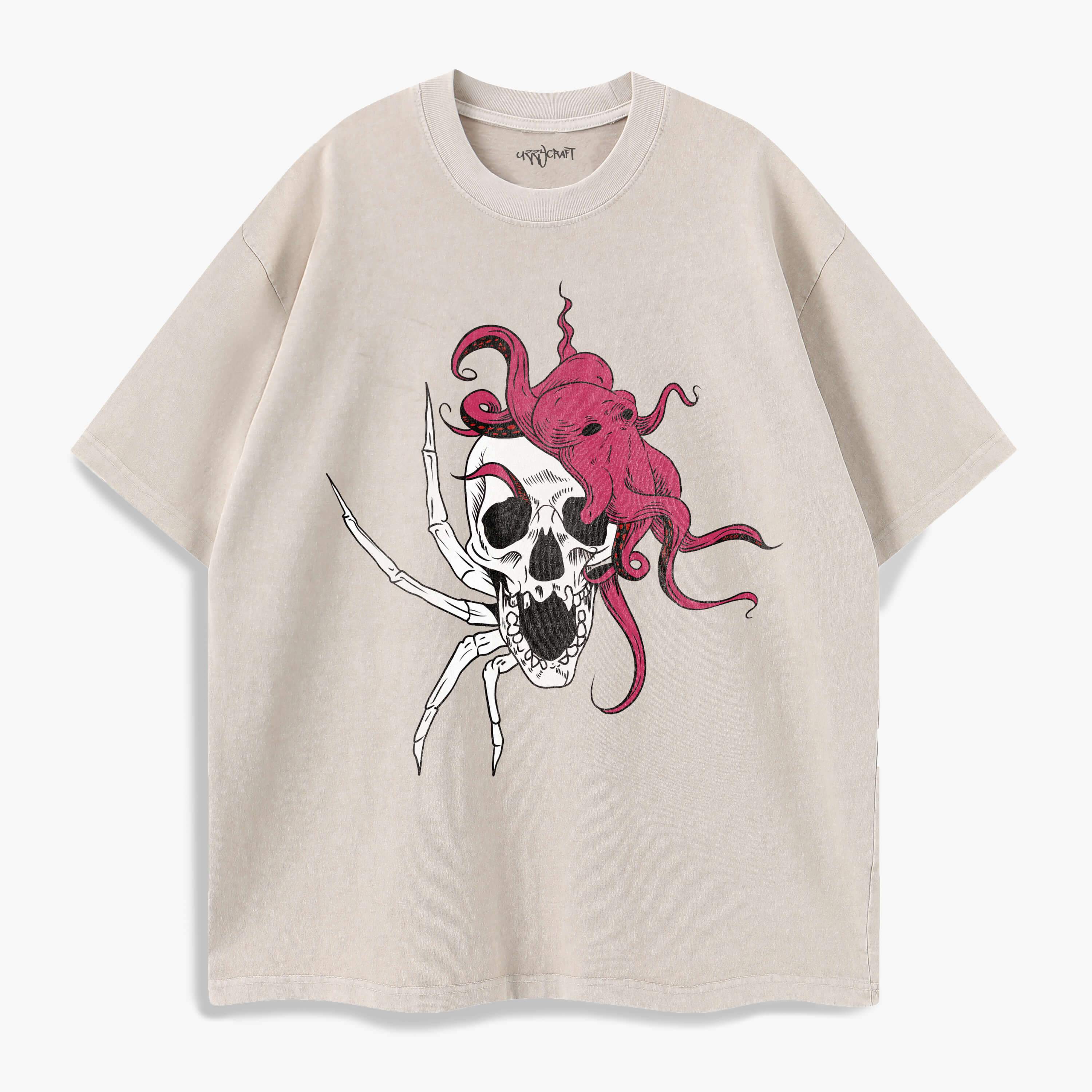 Cthulhu style Washed T-Shirt