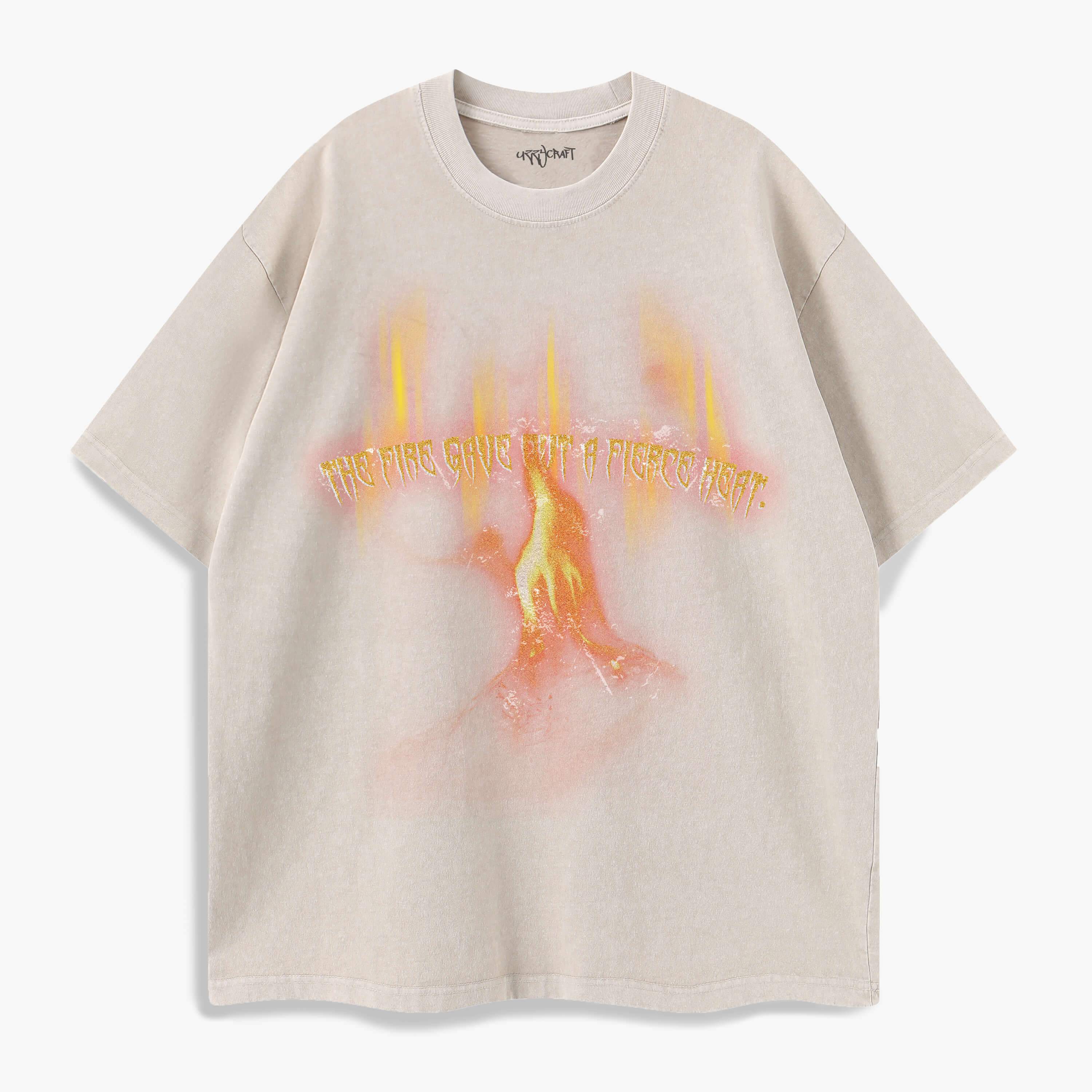 The Flame Is Burning Washed T-Shirt